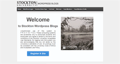 Desktop Screenshot of blogs.stockton.edu