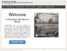 Tablet Screenshot of blogs.stockton.edu